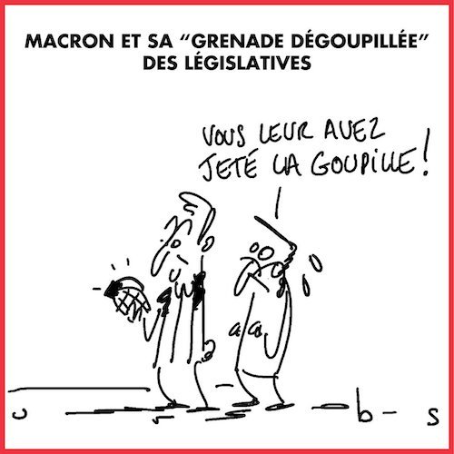 la grenade dégoupillée de Macron par Urbs.jpeg