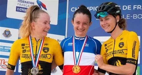 Les Rochelaises Maëva Squiban, 2e (à gauche) et Noémie Abgrall, 7e (à droite) ont participé à la conquête du maillot tricolore d’India Grangier.jpg